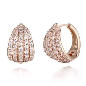 [가이거] 18K 화사 볼드 큐빅 귀걸이 (gold pin) GI8KPEE043