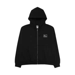 [정품아닐시3배보상] 나이키 x 스투시 풀 집 워시드 플리스 후드 블랙 FJ9175-010 Nike x Stussy Full Zip