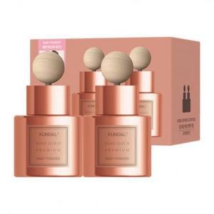 쿤달 퍼퓸 차량용 디퓨저 프리미엄 에디션 40ml 2개 + 우드볼스틱 세트 베이