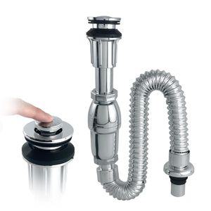 국산 대산 일체형트랩 (바닥용) 세면대 부속품 배수관 세면기 폽업 배수구