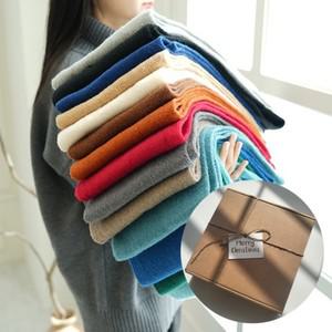 커플 남성 여성 니트 머플러 목도리 선물패키지 구성판매