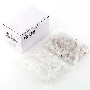 CAT6 RJ45 커넥터 100개 락부트 세트 UTP 8P8C 기가 랜선 제작 연결짹 컨넥터 랜잭 랜툴 랜케이블 공사