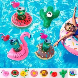 [BZJLQOXV_51DR]플라밍고 물놀이 미니 컵 홀더 튜브 GWM