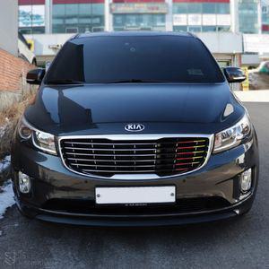 올뉴카니발 그릴 앞범퍼 전면 포인트 컬러 스티커 셀프 차량 드레스업 튜닝용품