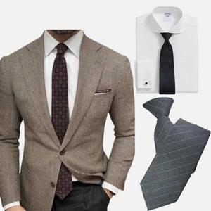 크리스티안파본 스트라이프 클래식 남성 자동넥타이