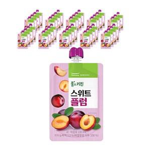 풀스키친 스위트 음료수 당충전 플럼주스 40개 100ml