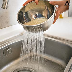 스텐 쌀 세척볼 쌀 씻는 그릇 스테인리스 채반 야채씻기 쌀불리기 과일세척볼