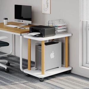 컴퓨터 본체 프린트 복합기 테이블 이동식 거치대 프린터 프린트기 사무실 정리 데스크탑