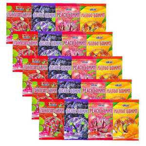 오키오젤리4종 딸기+포도+피치+망고 5개씩pqr580