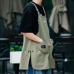 숏 앞치마 바리스타 꽃집 발수 헤어샵 작업복 짧은 여름 플로리스트 원예 미술