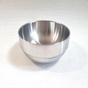 국산 태화 올샤틴 304 스텐 고급 이중 냉면기 면기 대접 굽 단냉면기 볼