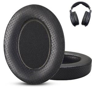 AHG 천공 양가죽 교체 HD 650 / 600 이어 패드 쿠션, 젠하이저 660S 660S2 매스드롭 X 6XX 58X 주빌리 HD580 및 HD565와 호환. 듀얼 레이어