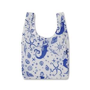 [바쿠백] 휴대용 장바구니 접이식 시장가방 Mermaid