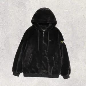 NATIONALGEOGRAPHIC 내셔널지오그래픽 브랜드 모델 N224UFJ900 페이크 퍼 후드 풀집업 CHARCOAL 555470