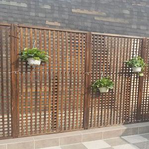 야외가림막 담장휀스 부식방지 격자무늬펜스 주택 담장 테라스 난간 베란다 가림막