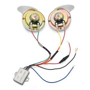 휘슬혼 AD 오토바이 전기 경적 키트 방수 스피커 시끄러운 자동차 자전거 스쿠터에 12V 18 사운드