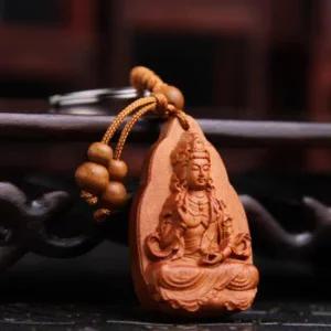 글로벌HG 불교 관세음보살 키링 산 액막이 행운 합격 부적 기