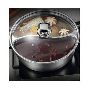 28CM 훠궈 304 쉬운 원앙냄비28 304스테인레스 짬짜면 국수 밥솥 인덕션 2가지