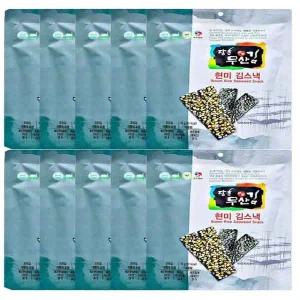 갤러리아 장흥무산김 착한김 간편한 현미김스낵 15g x 10개