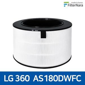 LG 퓨리케어 360 1단형 AS180DWFC 공기청정기 호환 필터 H13