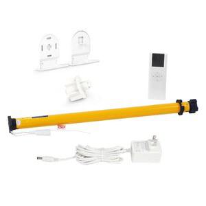 AM25 RF 태양열 충전식 배터리 모터 키트 무선 작동 DIY 전동 블라인드/섀도, 1.5인치 롤러 쉐이드 가능