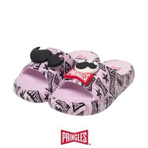 Mr.프링글스 슬라이드 슬리퍼 스타일리쉬 핑크