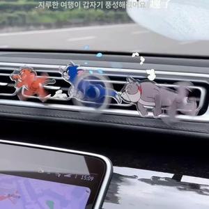 지니픽 톰과제리송풍구 악세사리 차량용 새차선물