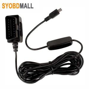 차량용 DVR 전원 36V 5V 커넥터 다운 USB OBD2 미니 모니터링 저전압 16 주차 케이블 카메라용 스텝