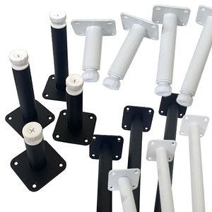 23파이 원통조절 가구다리 높이조절발 80mm~500mm 상다리 발통 알루미늄 서랍장