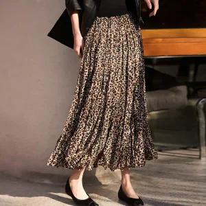 [몽벨리즈]레오파드호피스커트 mde2302234