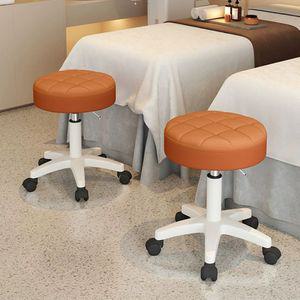 피부관리실 의자 네일샵 체어 둥근 회전 회전의자 조절