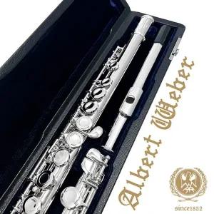 입문용플룻 영창 알버트웨버 AWFL-350 실버 플룻 플루트 사각케이스 초보자 취미용악