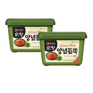 청정원 순창 양념듬뿍 쌈장 500g 2개
