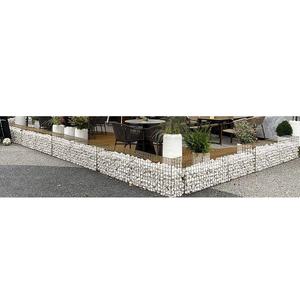 담장 블럭 사각철망 돌망태 옹벽 화단 돌담 조경 가든 엣지 휀스 위플