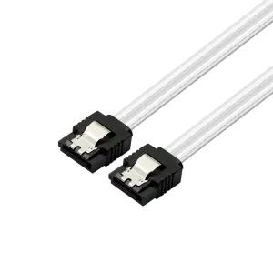 마하링크 SATA3케이블 6Gb/s Lock 투명 화이트 0.5M ML-S3LIW