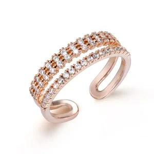 [엘르주얼리] 볼드 투 라인 오픈링 ELBRWR148