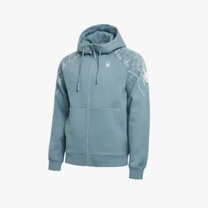 [롯데백화점]스파이더 [스파이더] 공용 프린트 기모 후드 집업 자켓 SPGWCNFT306UCBL