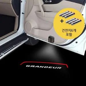D21 그랜져 호환 센서부착형 LED도어라이트 2개 기타램프용품 도어등 도어무드등 자동차무드등
