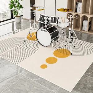 거실 대형러그 사계절용 드럼 방음카펫 미끄럼방지 인조 캐시미어 소재 관리 용이한 카페트