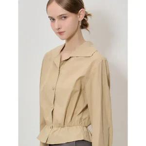 [쉬즈미스]오픈카라 페플럼 블라우스 택가격 178000원 _P404777277