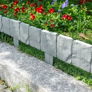 가드닝 정원 울타리 블럭 화단울타리 10P M12412 가든펜스 마당공간분리 정원꾸미기 정원가꾸기