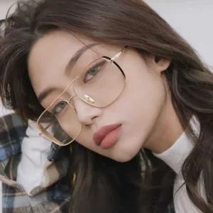 안경테 보잉 금테 여자 교수 복고 사각 남자 잠자리 오버사이즈 라운드 은테 초경량