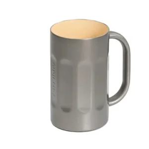 필모아 더블월 맥주컵 1P - 실버