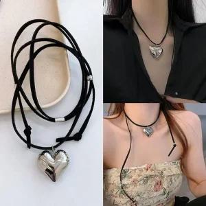 [오노마] ONM 폴인하트목걸이 초커 여성 목걸이 쥬얼리 데일리