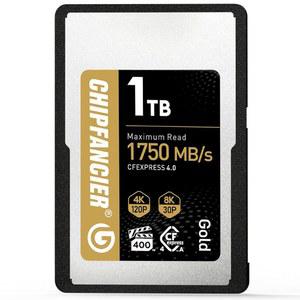 [미국배송] 칩팬시 968GB CFEXPRESS 4.0 타입 A 카드 최대 1750MB/S 읽기 속도 및 쓰기 소니 알파 FX 카메라 골드와 호환되는 RAW 4K/8K 비디오 녹화용 메모리