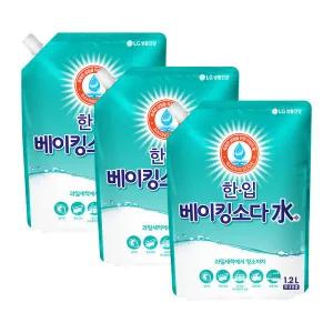 한입 베이킹소다수 1.2L 3개