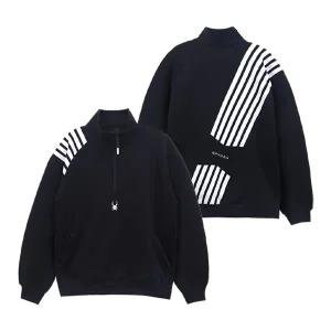 [스파이더]SPYDER 남성 롱 라드패드 하프집 풀오버 FM1SPIPCNRL302M-BLK