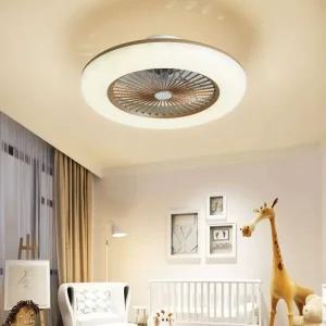 무소음 천장형 팬 LED 조명 안전 날개 안방 거실 슬림 화장실 화이트