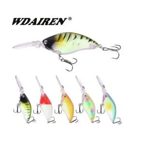 낚시미끼 인공 크랭크 베이트베이스 태클 낚시 바늘 (WFJQDSU)