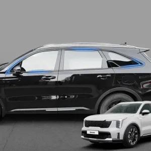 쏘렌토 MQ4 페이스리프트 튜닝 윈도우 몰딩 풀커버 윈도우라인 아이라인 자동차아이라인